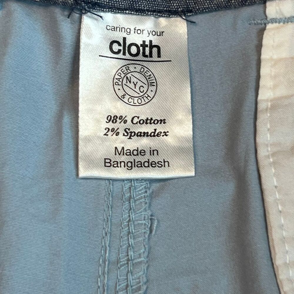Paperdenim & Cloth Shorts Mens 36 Blue Anchors Casual Preppy Golf Resort Chinos - Picture 10 of 14